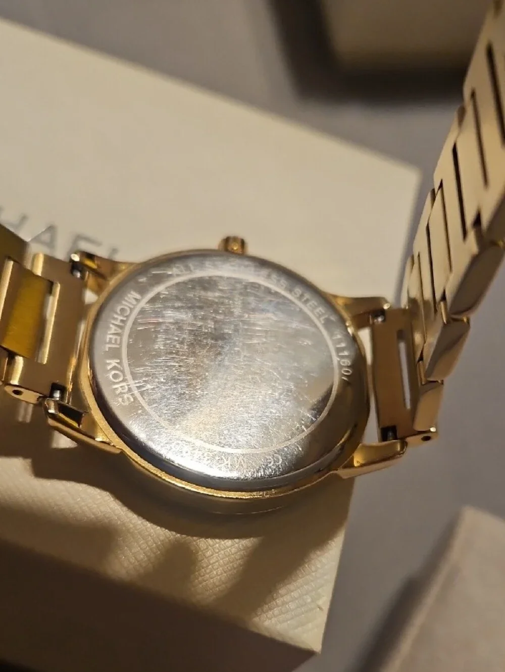 Michael Kors Gold Stainless Steel Women's Bracelet Watch